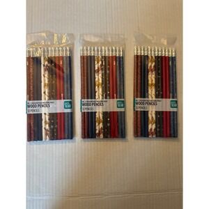 Pen+Gear No. 2 Wood Pencils Western Print 3 Packs 36 Count Total Unsharpened